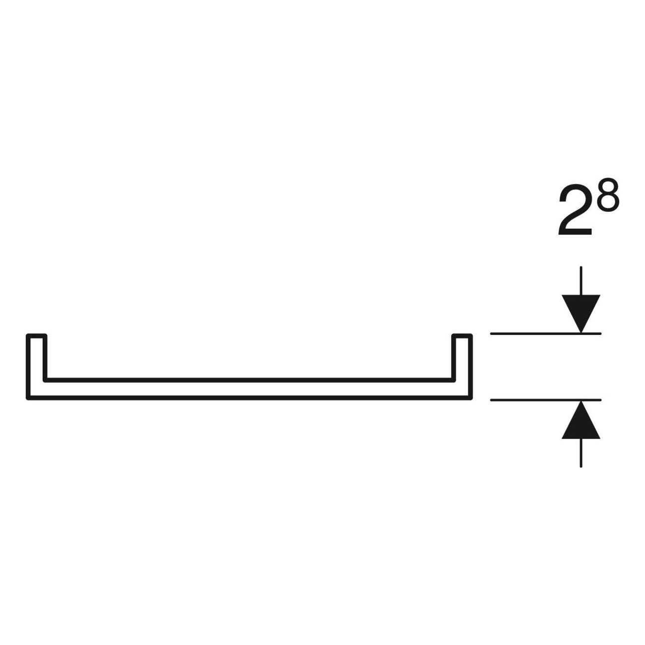 Handtag Ifö Elegant 137 mm