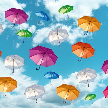 Tapet Idealdecor Art Umbrellas