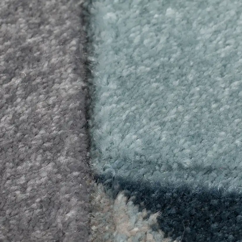 Friezematta Flair Rugs Aurora Blå