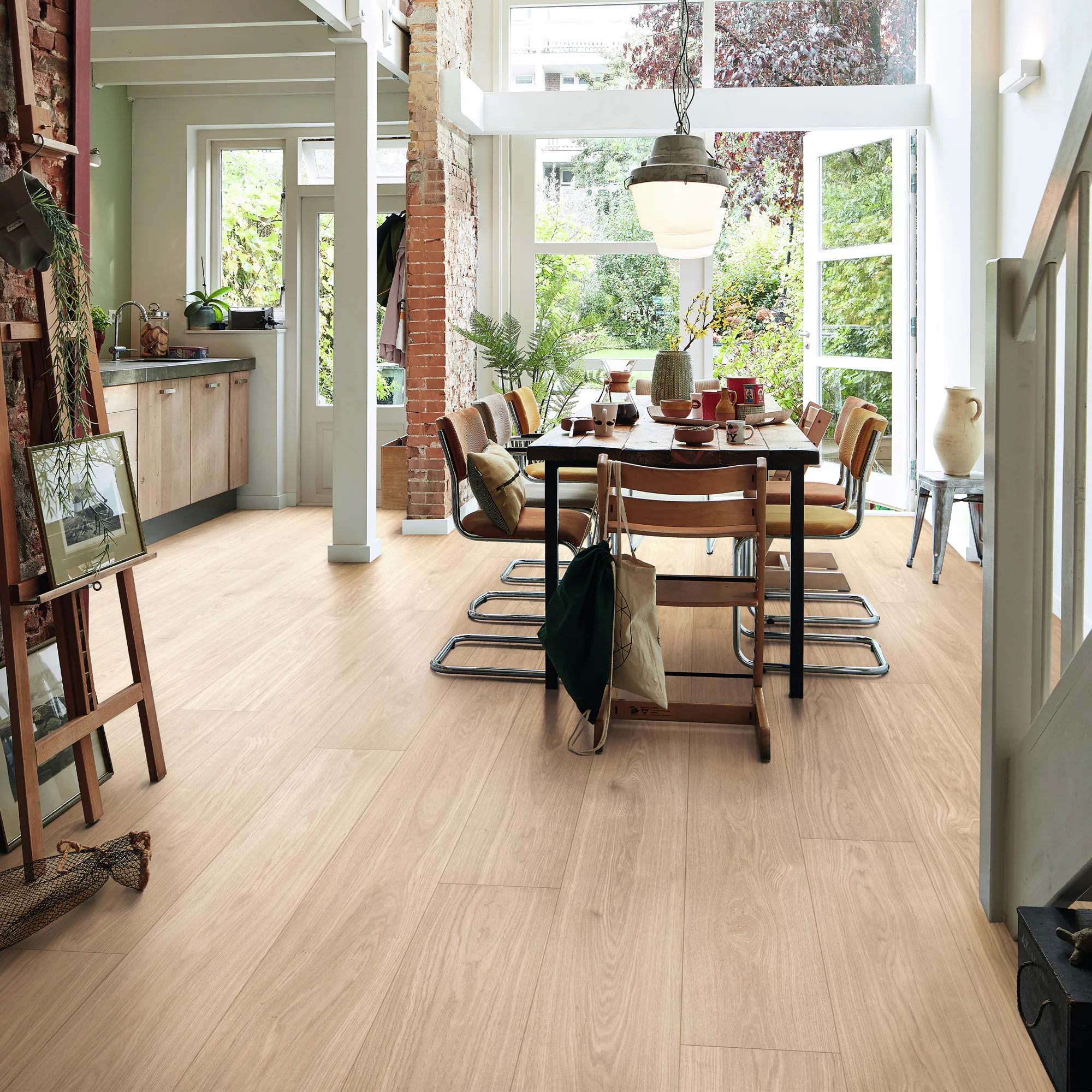 Trägolv Meister Off-White Harmonious Borstad Ek