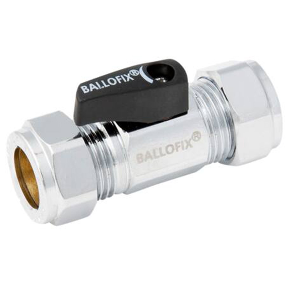 Kulventil Broen Ballofix 507 Rak med Vred