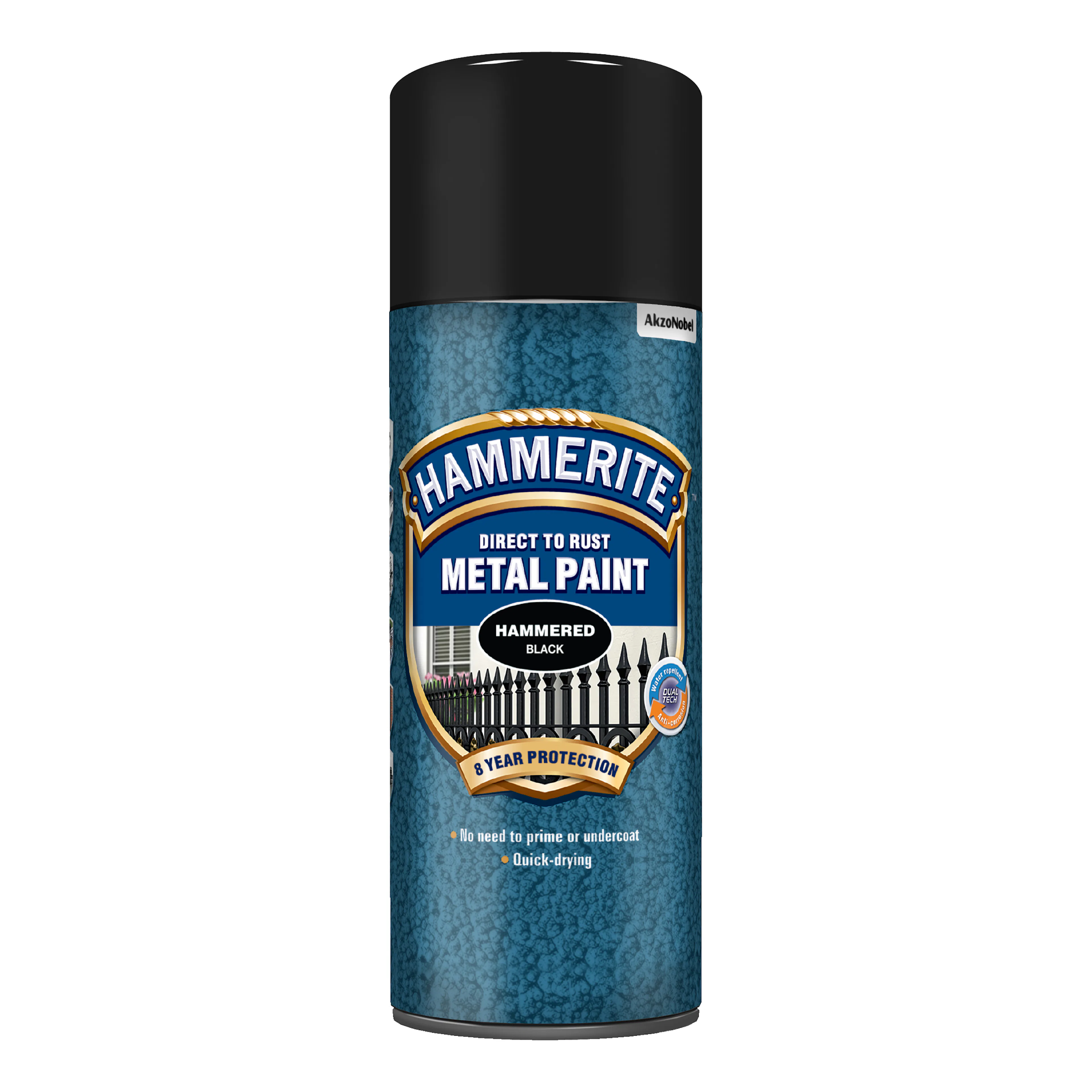 Rostskyddsfärg Hammerite Hammarlack Svart Spray 400ml