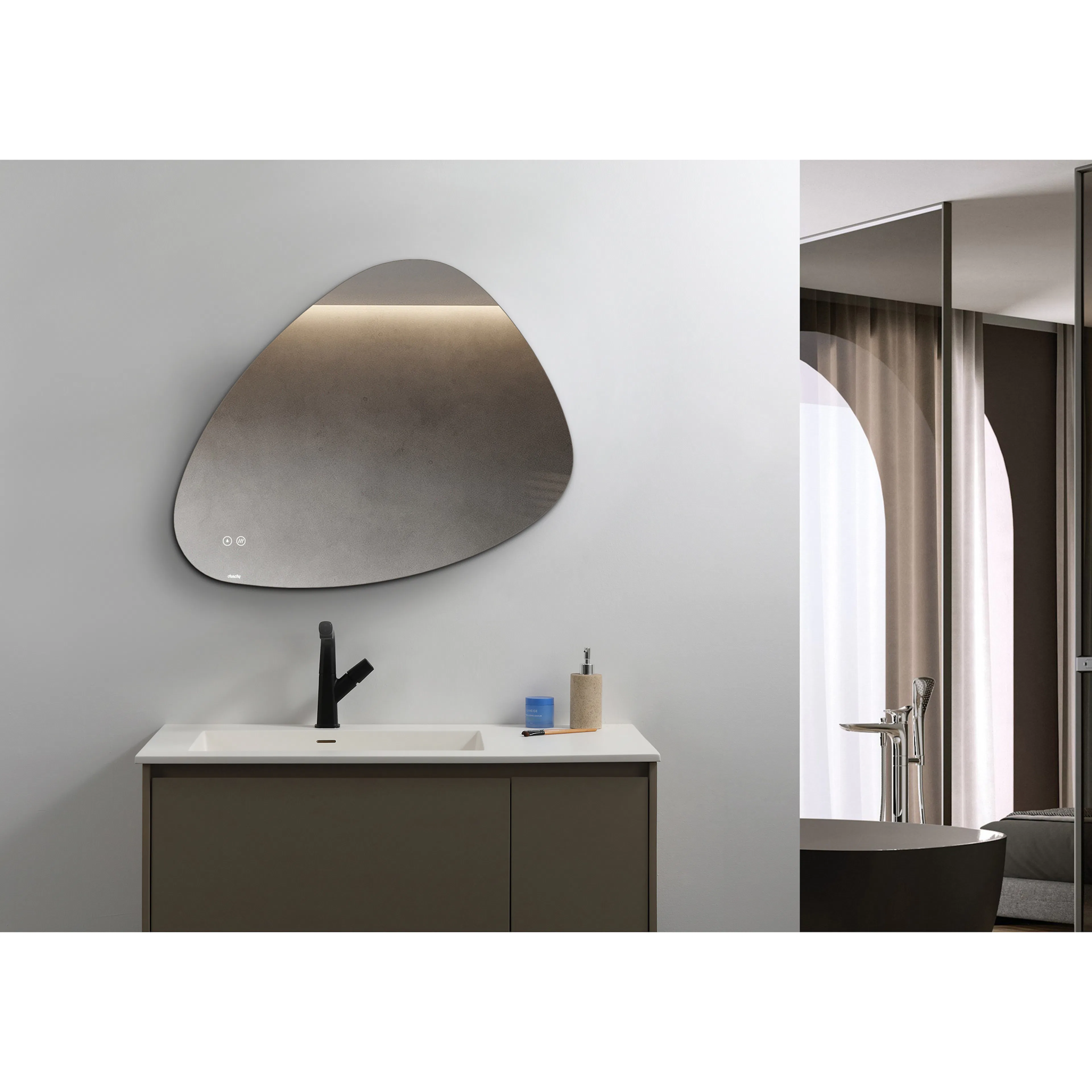 Spegel Duschy Triangulär