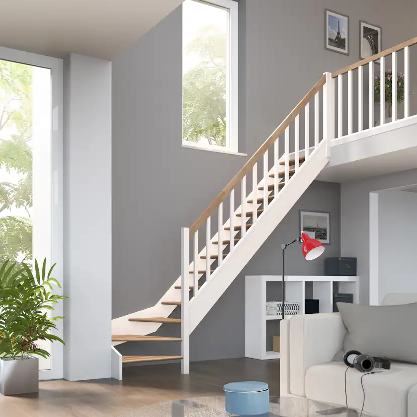 Spartrappa Dolle Paris med Fyrkantigt Räcke utan Sättsteg