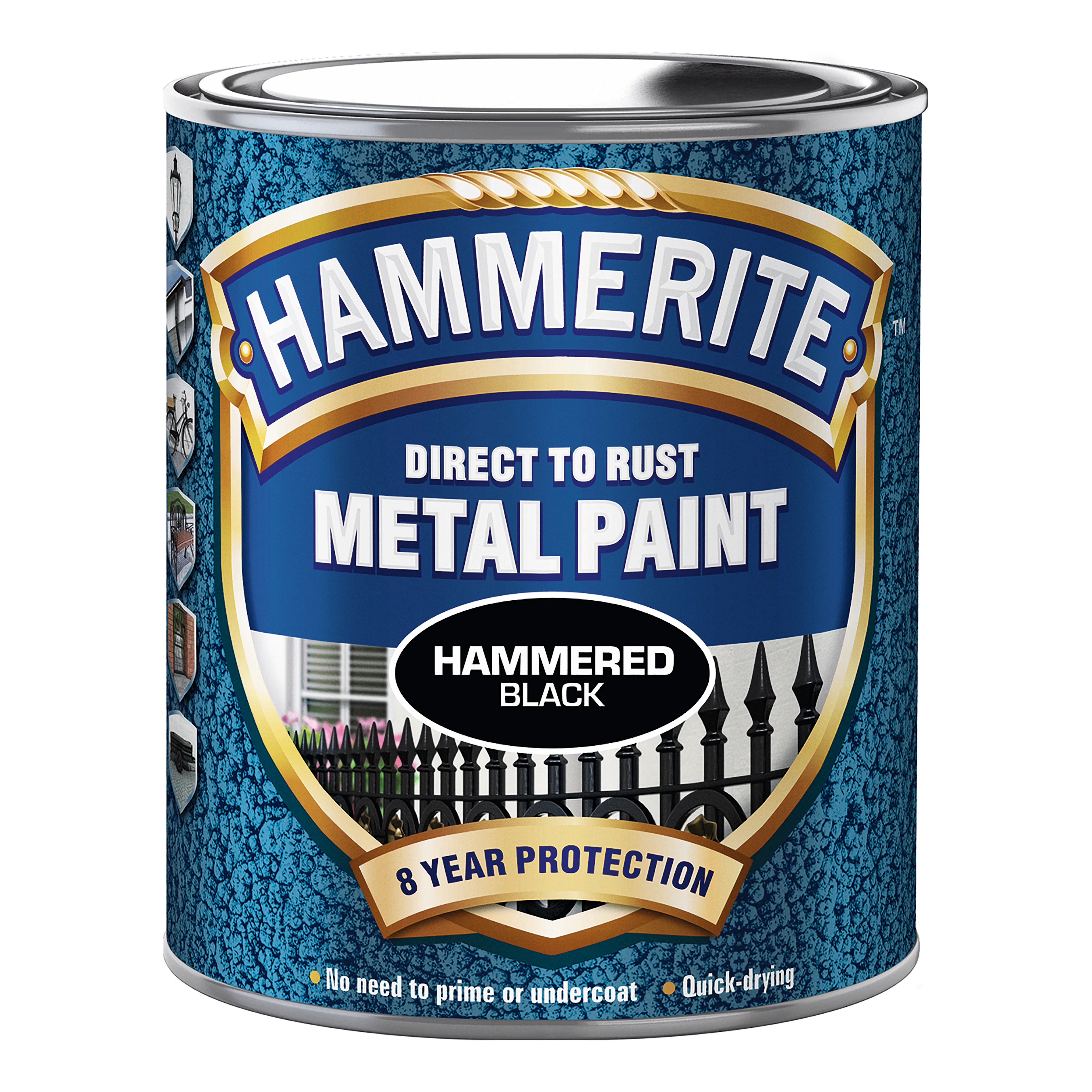 Rostskyddsfärg Hammerite Hammarlack Svart 250ml