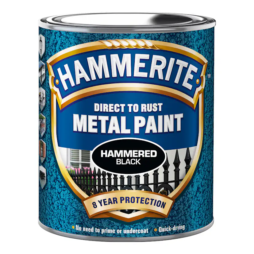 Rostskyddsfärg Hammerite Hammarlack Svart 250ml