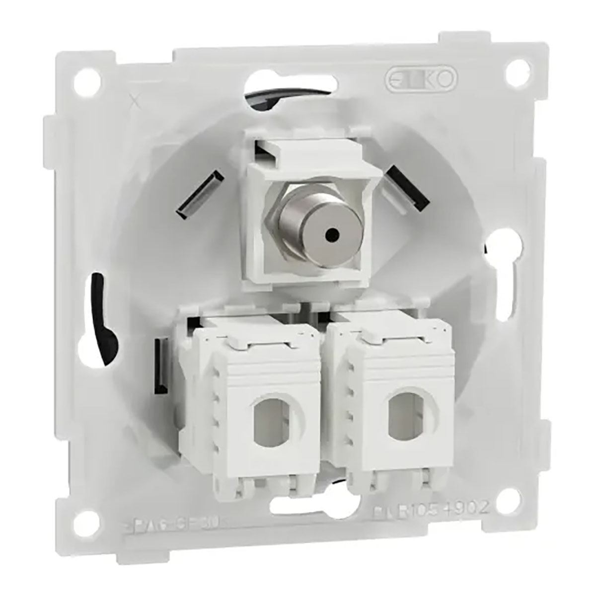 Vägguttag Elko One Modularuttag 2x8 K6 UTP