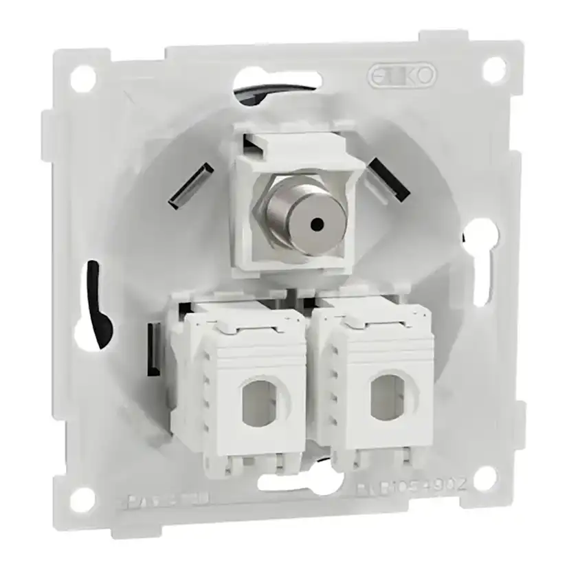 Vägguttag Elko One Modularuttag 2x8 K6 UTP