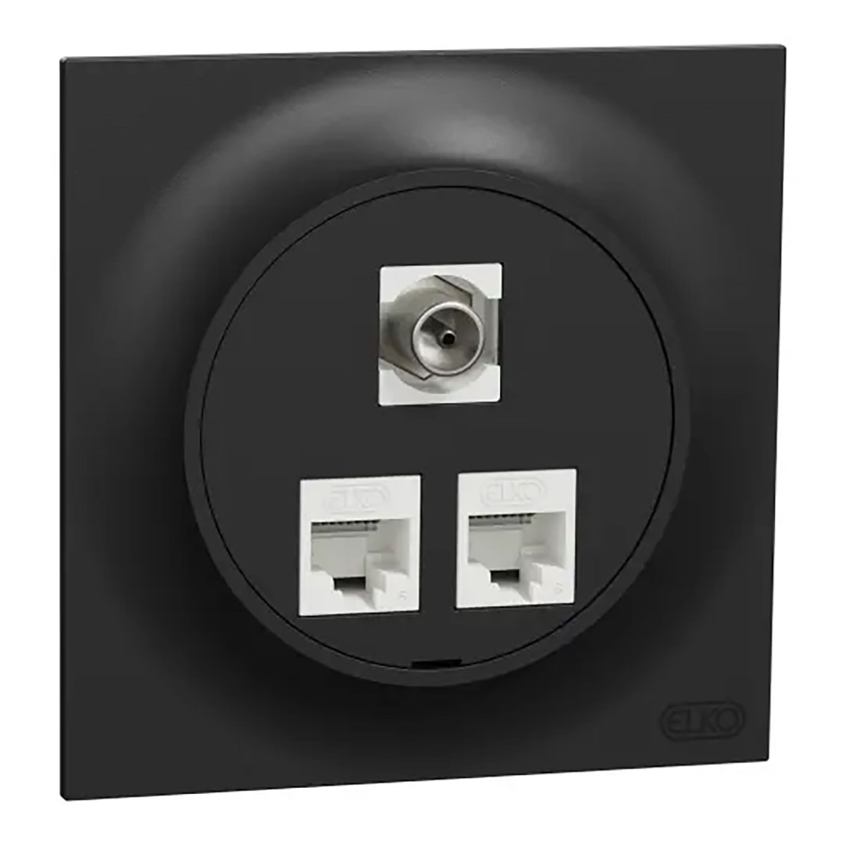 Vägguttag Elko One Modularuttag 2x8 K6 UTP