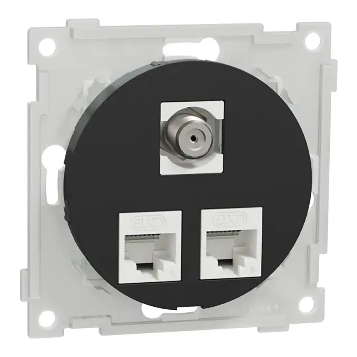 Vägguttag Elko One Modularuttag Infälld RJ45 Cat.6 UTP