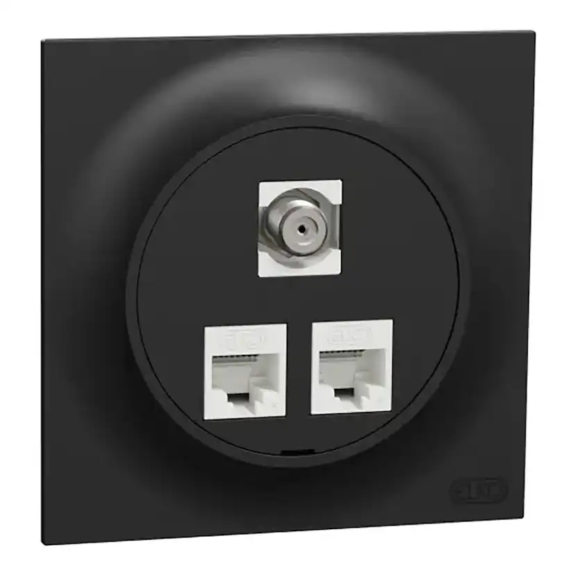 Vägguttag Elko One Modularuttag Infälld RJ45 Cat.6 UTP