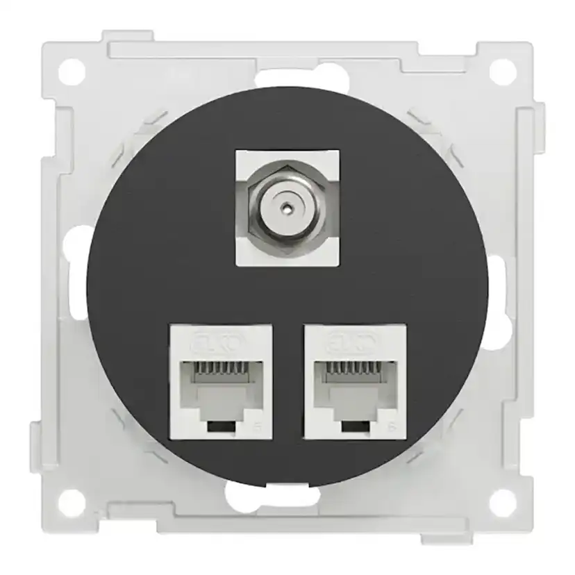 Vägguttag Elko One Modularuttag Infälld RJ45 Cat.6 UTP