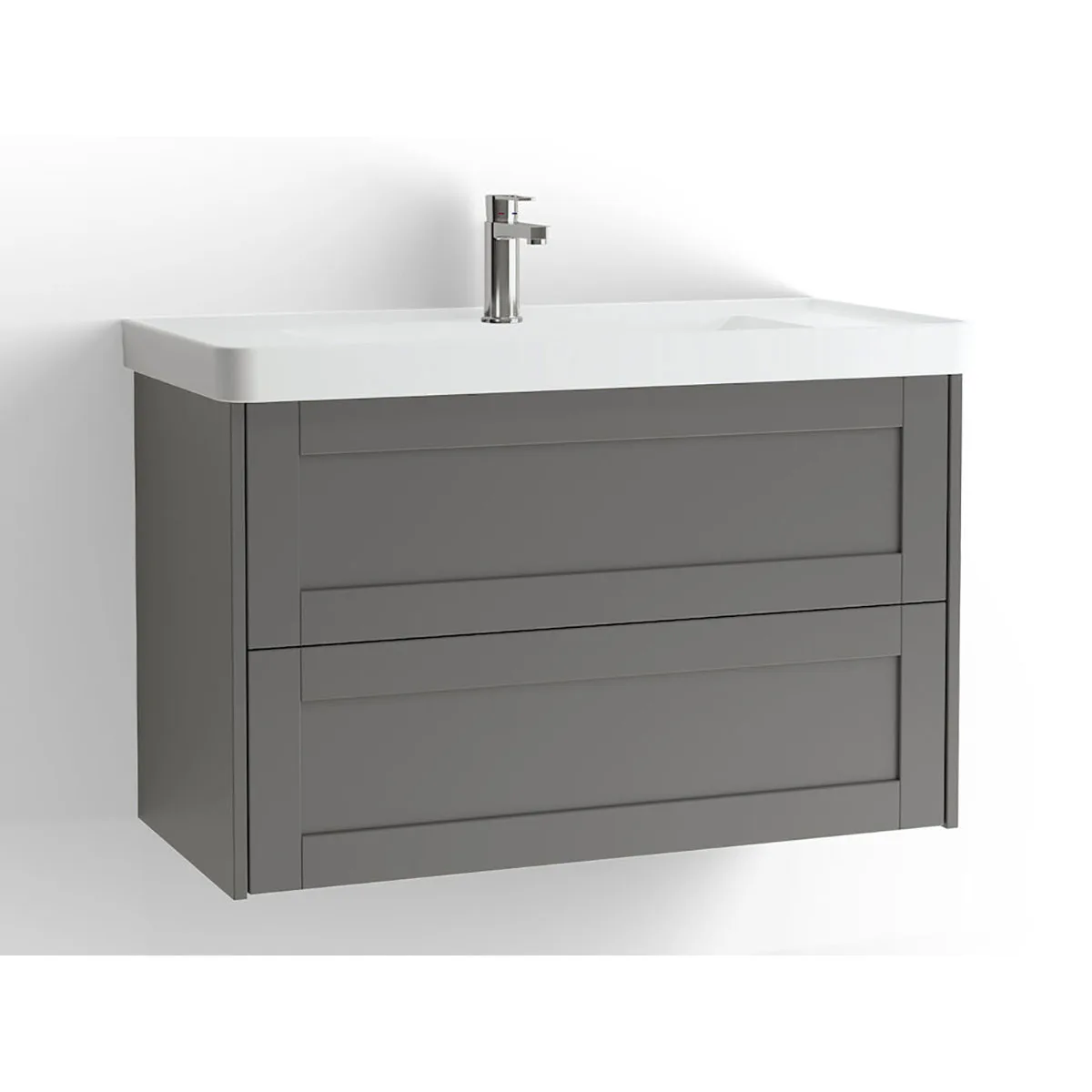 Tvättställsskåp Vedum Mezzo Frame 900 med 2 Lådor