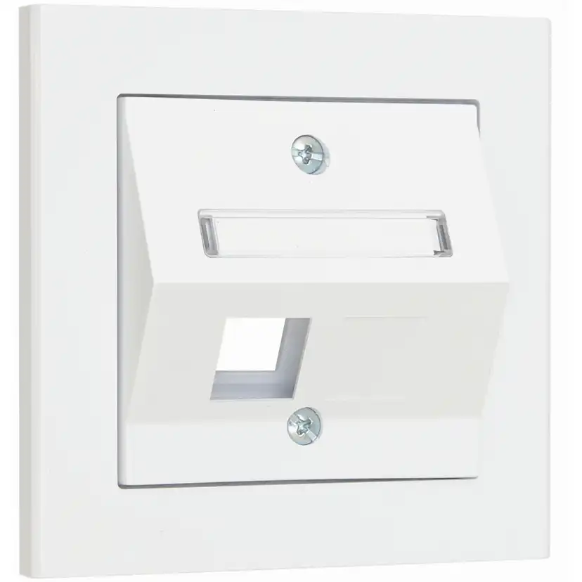 Centrumplatta Malmbergs Optima Vinkl 1-V Vit