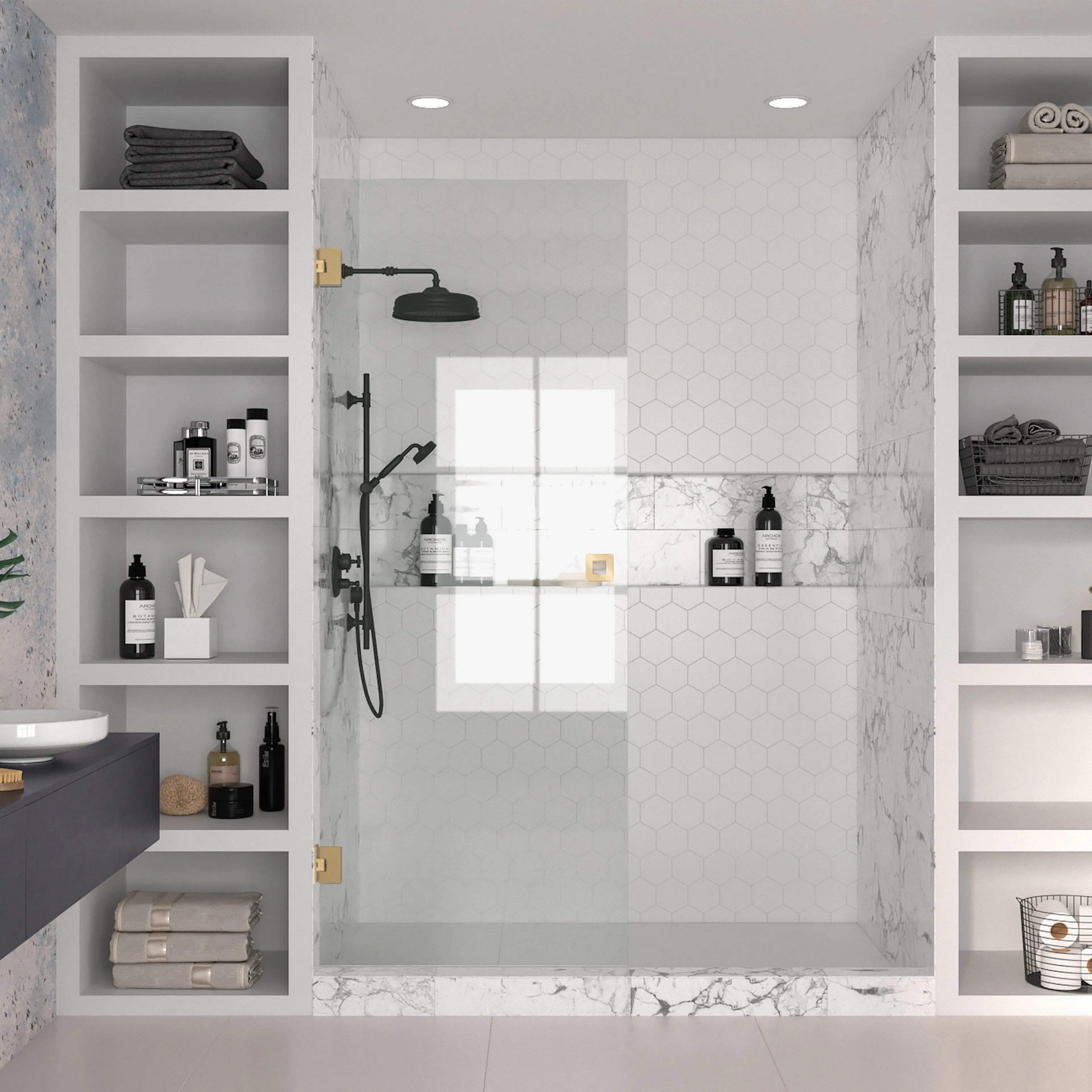 Duschdörr Hietakari Vetro 512 Vändbar