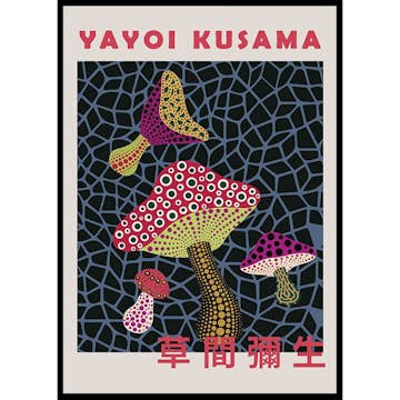Poster Gallerix Infinity Mushrooms Yayoi Kusama