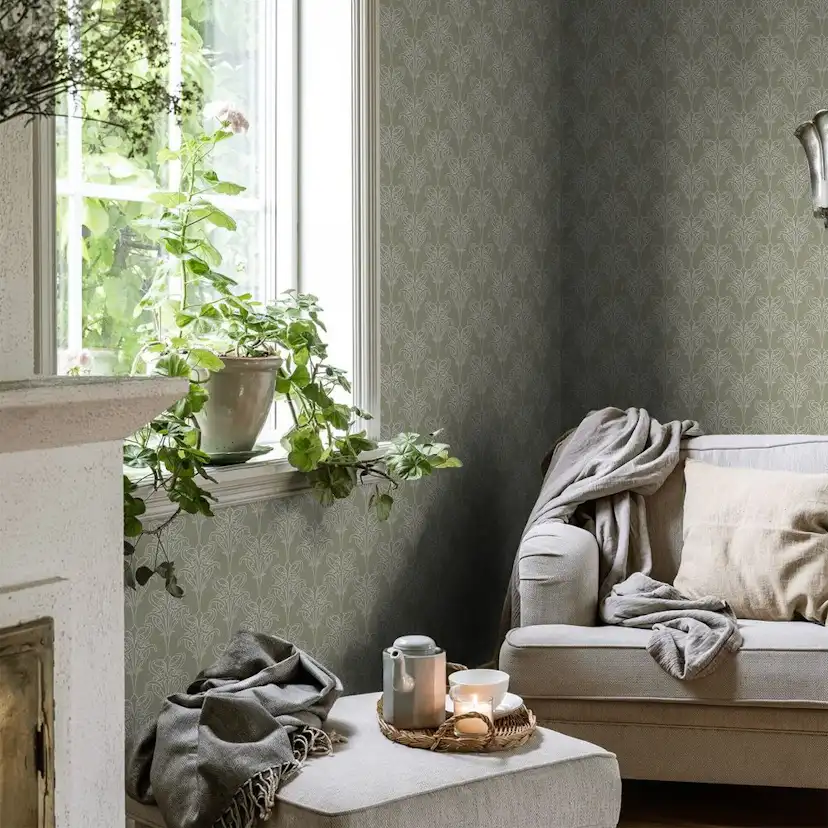 Tapet Duro Iris Grön 520-04