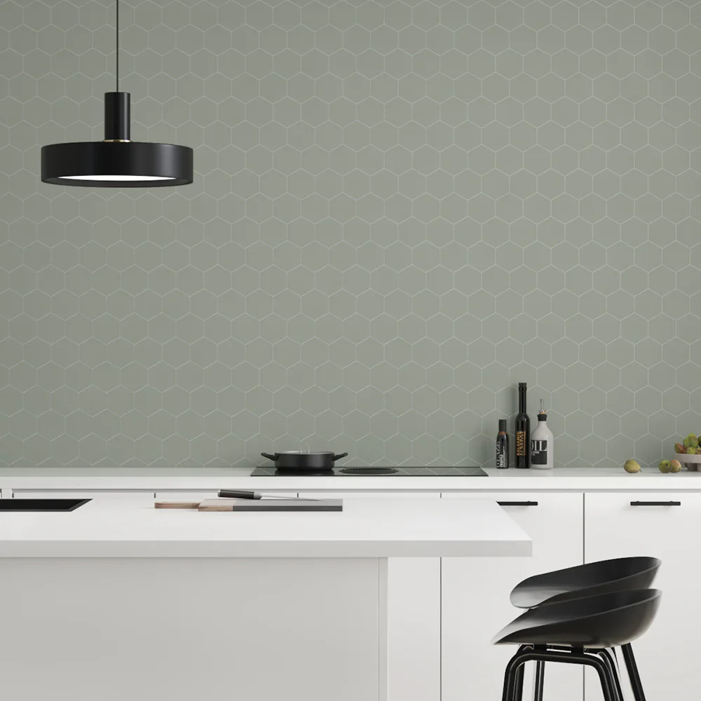 Stänkskyddsskiva Fibo 5206-M71 EM Olivegreen 10x620x2400 mm