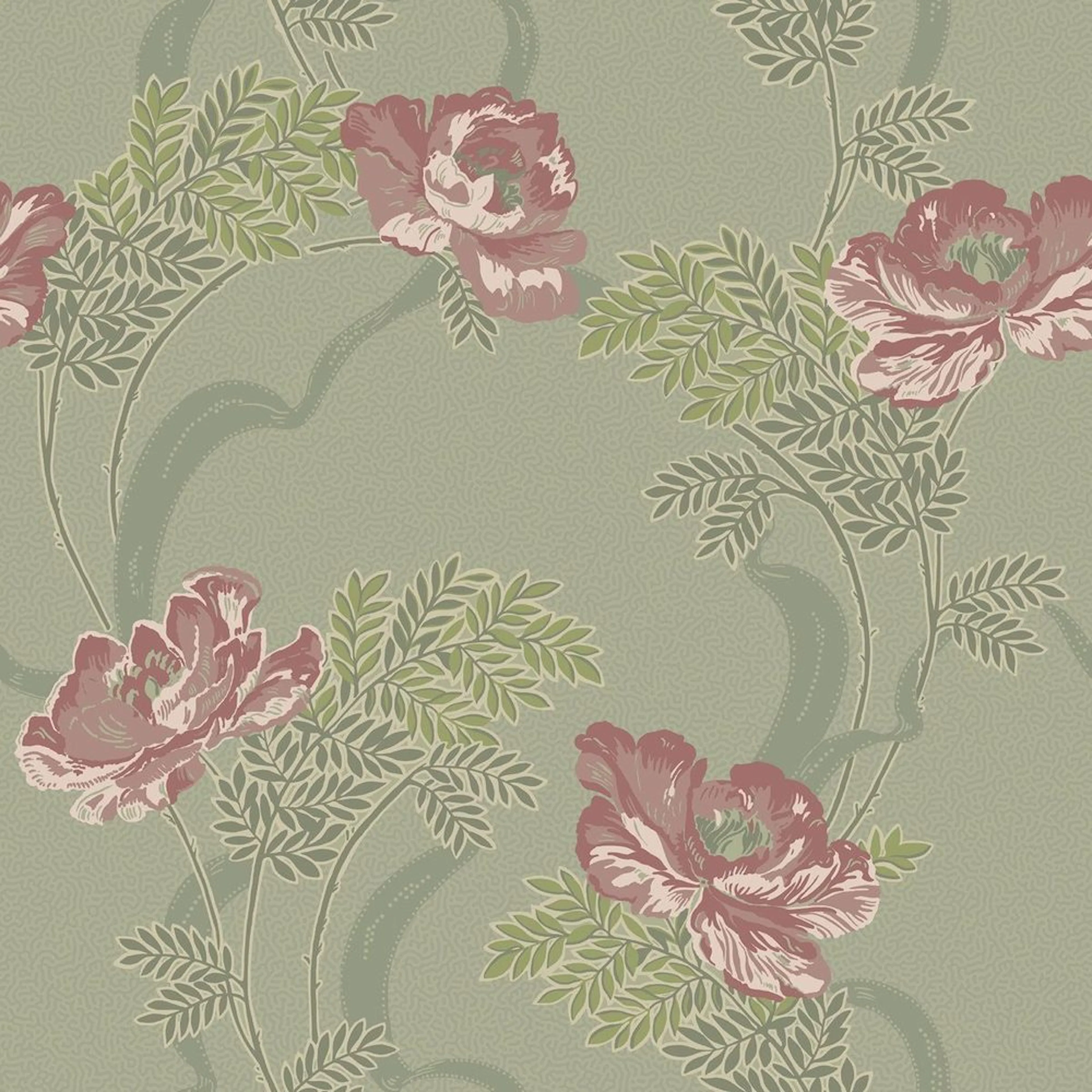 Tapet Duro Ovansjö Grön 521-02