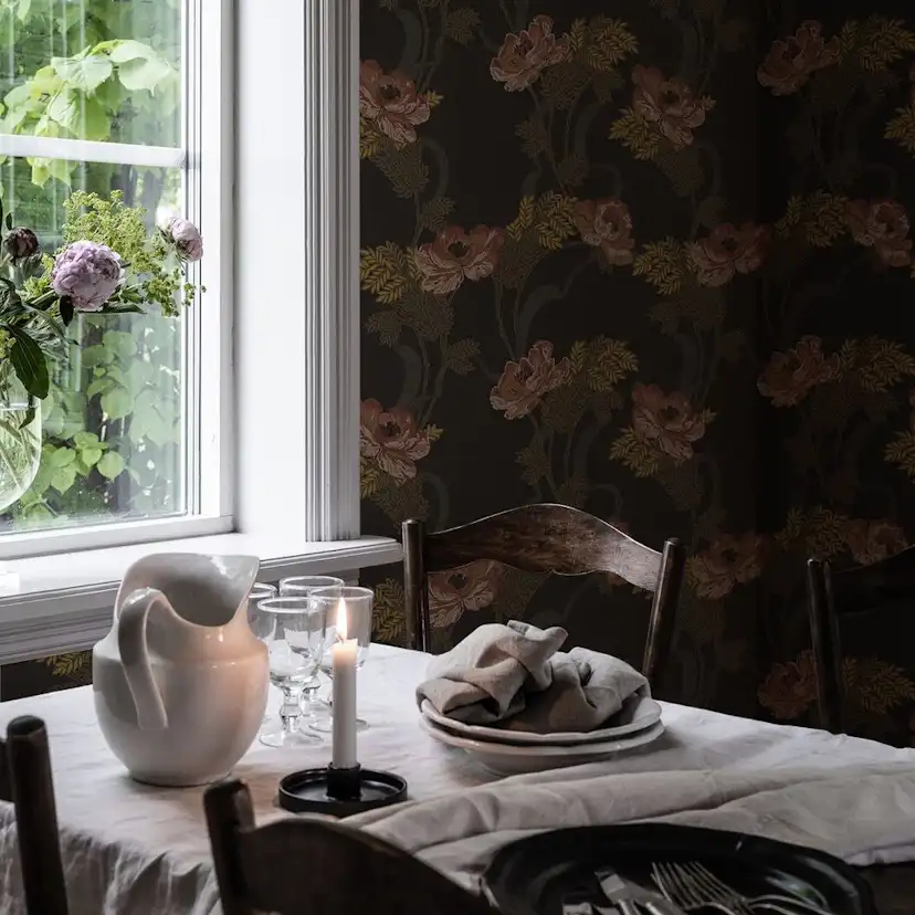 Tapet Duro Ovansjö Svart 521-03