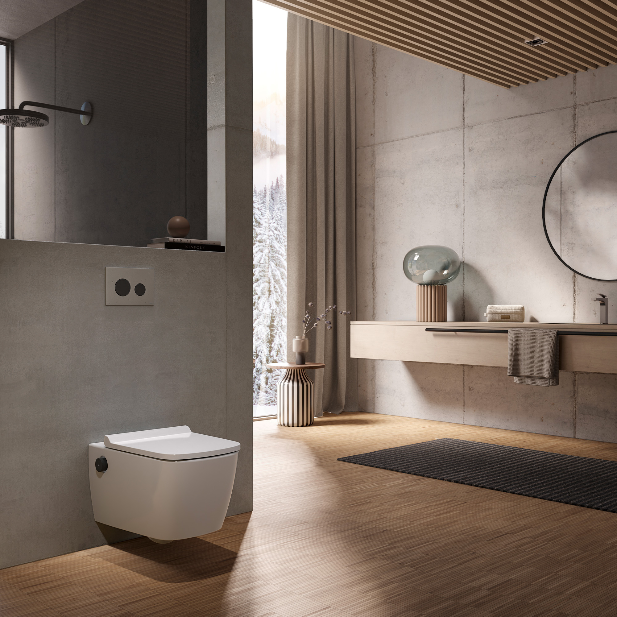 Vägghängd Duschtoalett TECE Neo