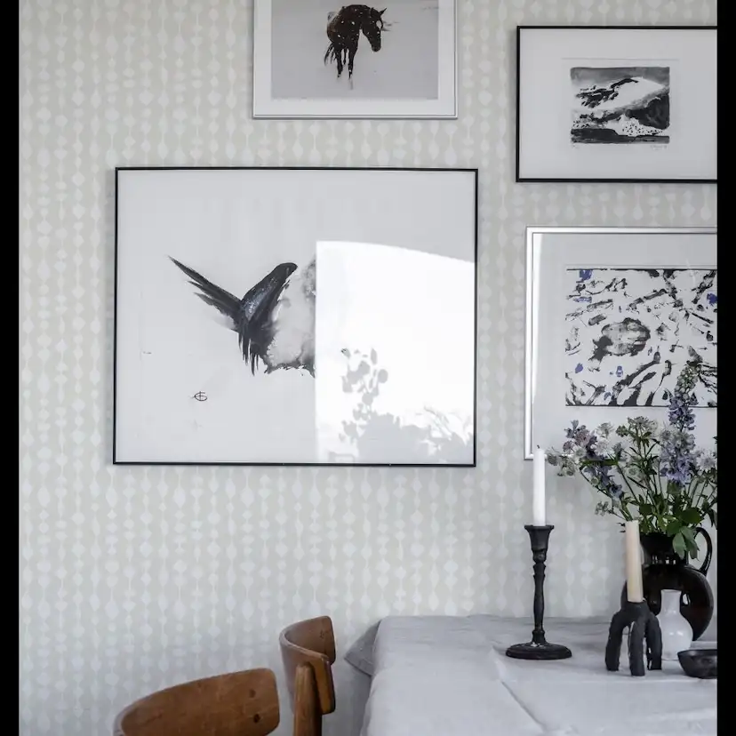 Tapet Duro Margaret Rose Vit 527-01