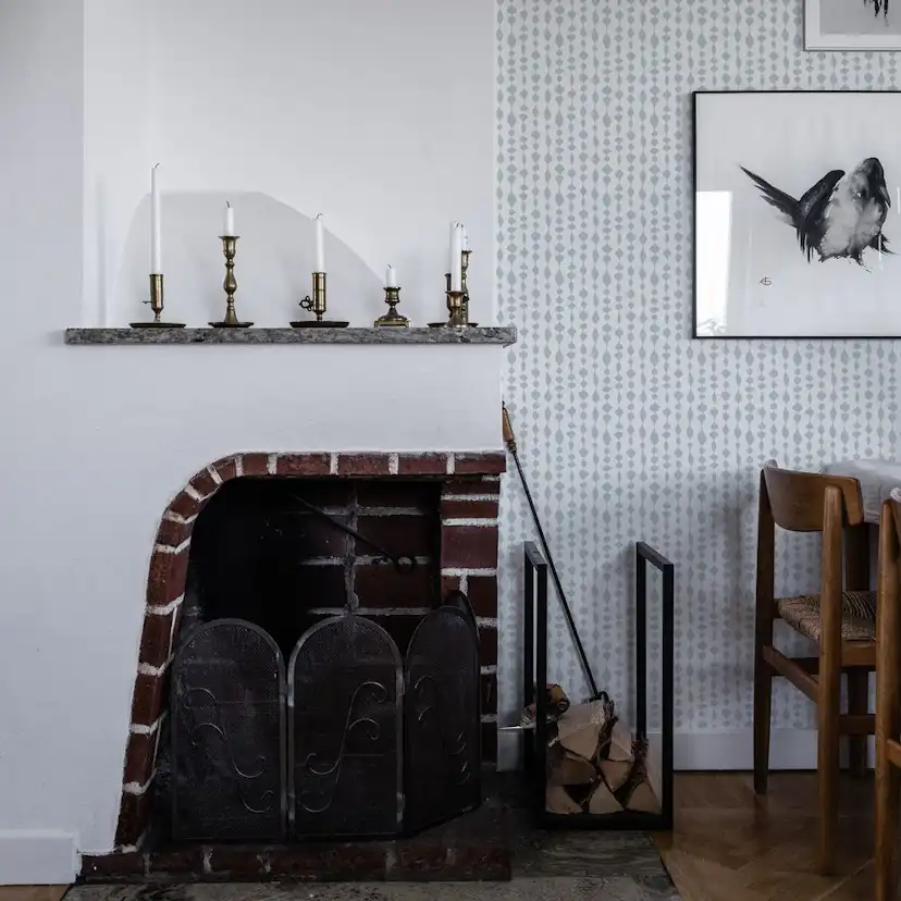 Tapet Duro Margaret Rose Blå 527-04