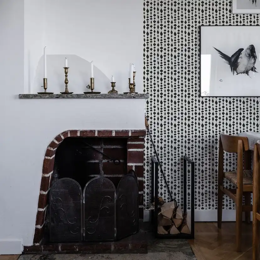 Tapet Duro Margaret Rose Svart 527-05