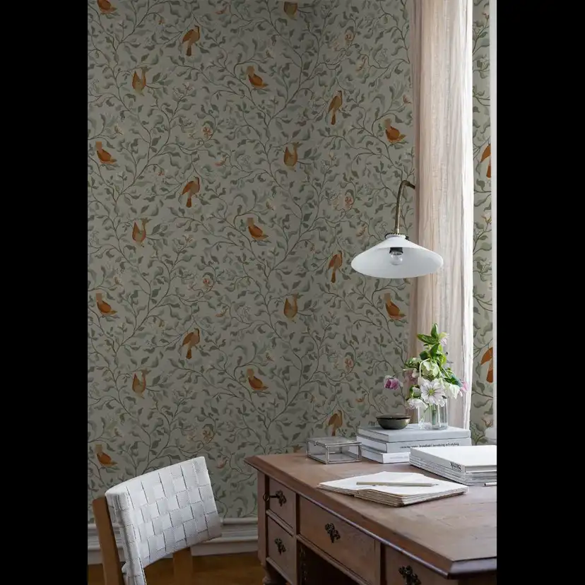 Tapeter Duro Flora Josefin 534-01 QuickUp, Mönstrad Beige