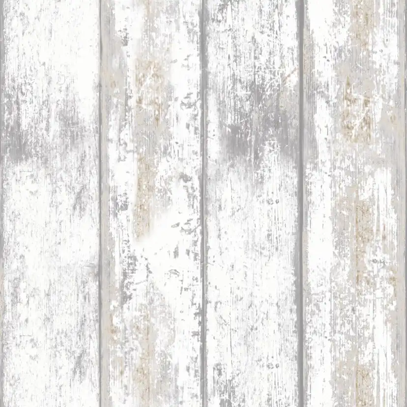Lantliga Tapeter WOW Trä 5342871 Non Woven, Mönstrad Vit