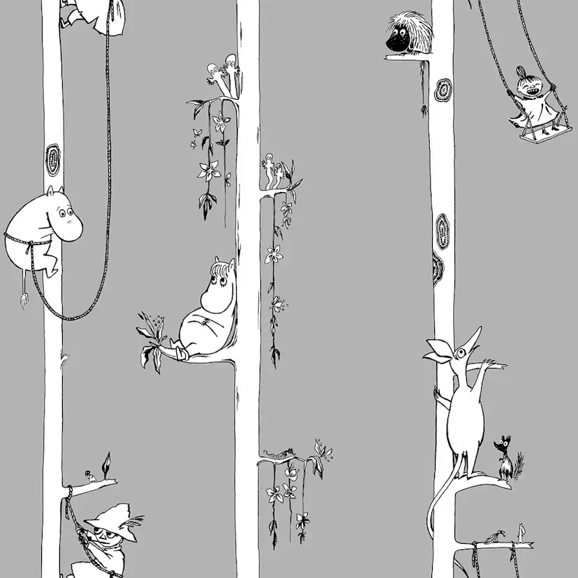 Tapet Paintpart Mumin 3 5351-1