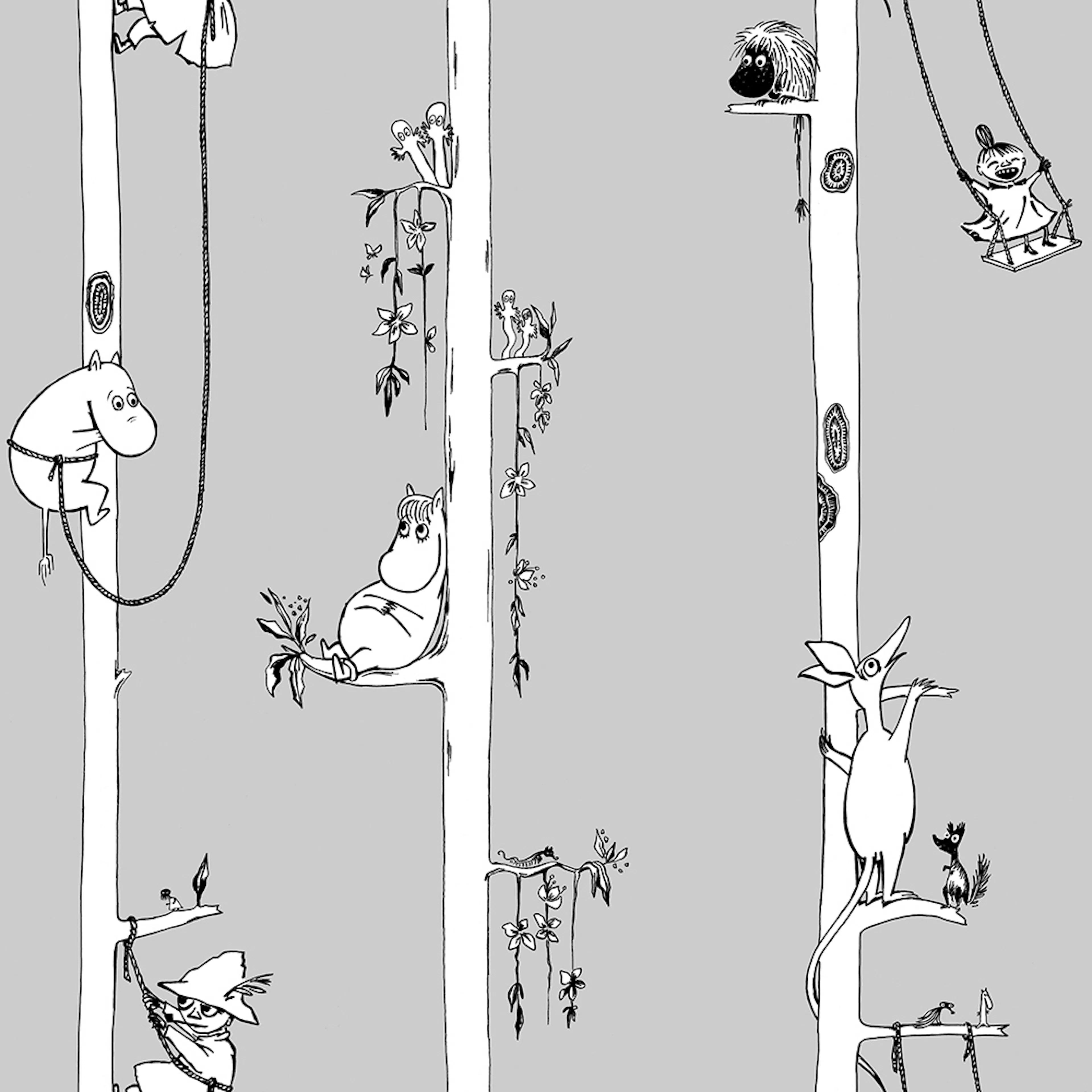 Tapet Paintpart Mumin 3 5351-3