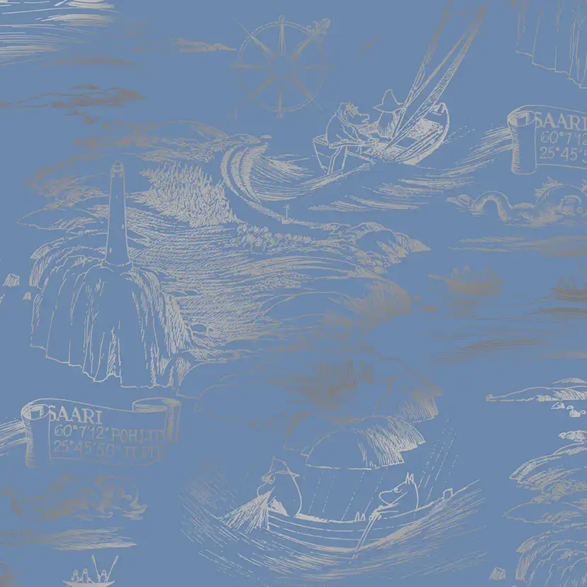 Tapet Paintpart Mumin 3 5355-2