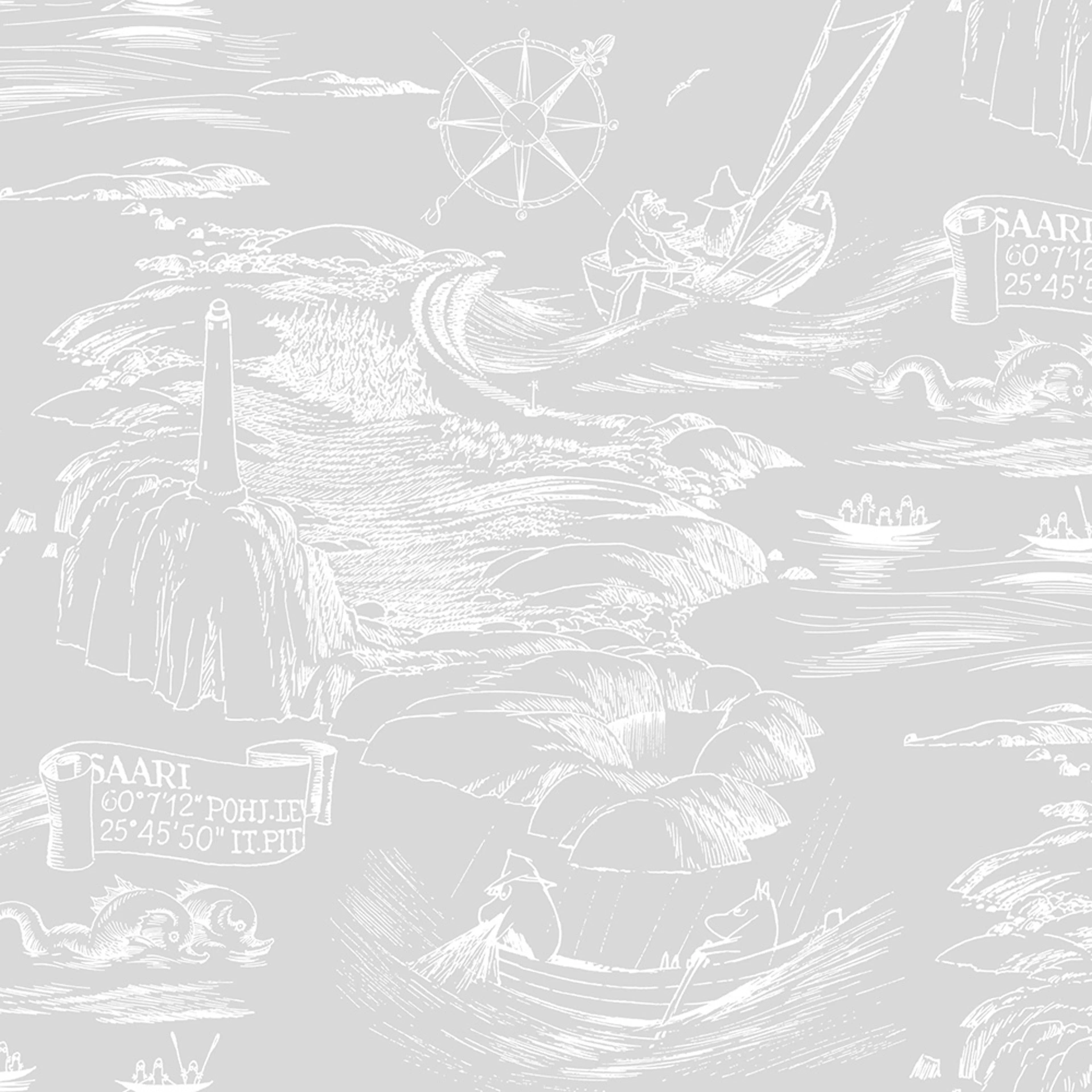 Tapet Paintpart Mumin 3 5355-7