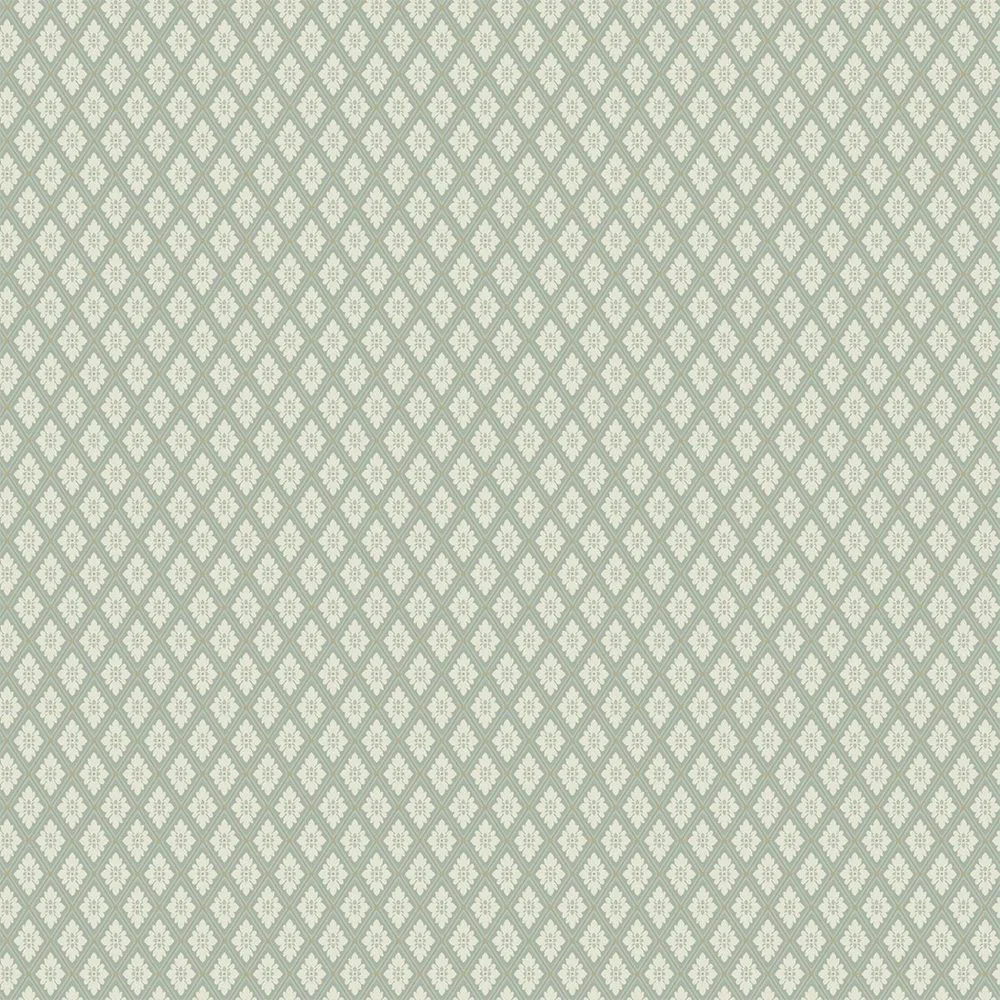 Tapet Duro Flora Selma 537-05 QuickUp, Mönstrad Dimgrön