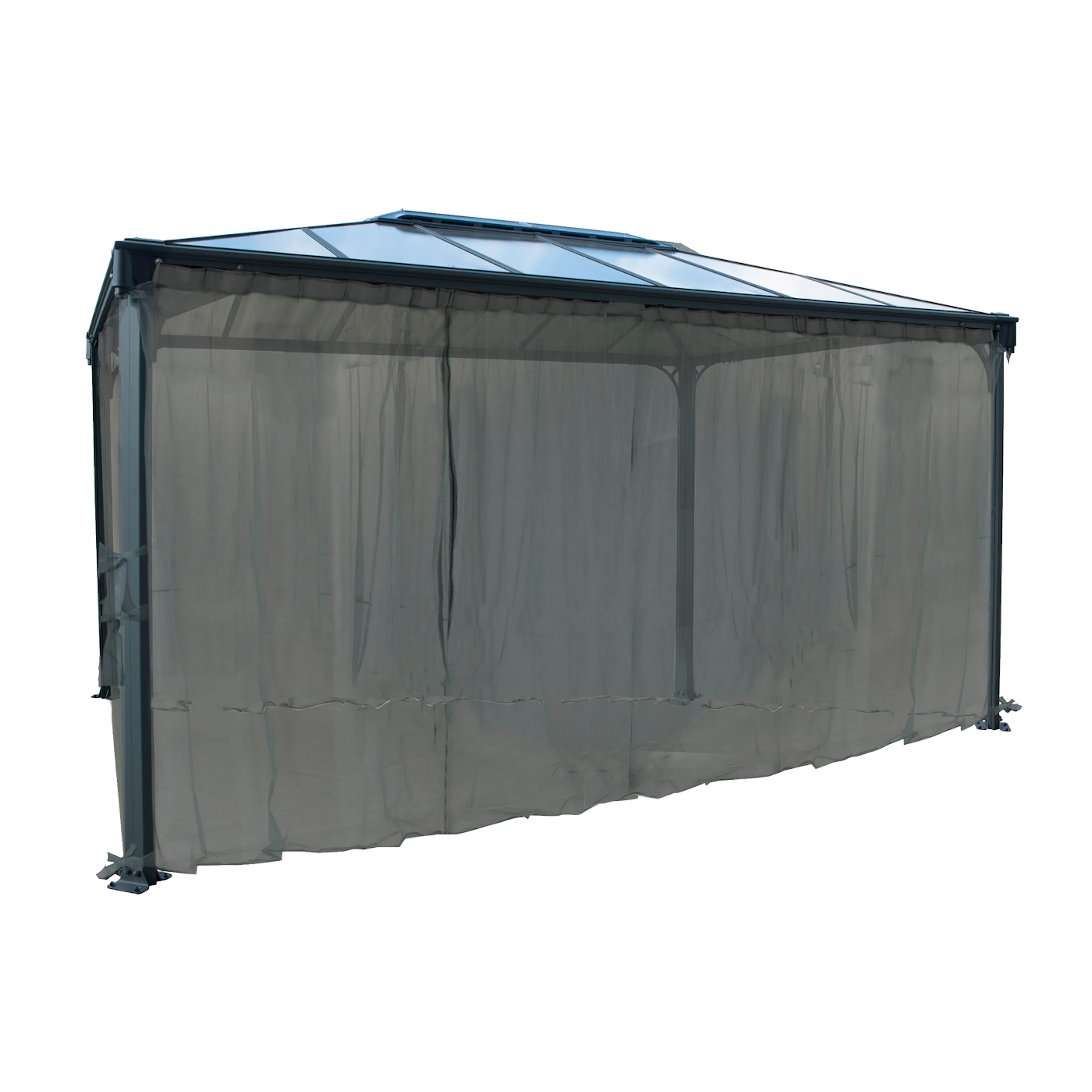 Myggnät Canopia by Palram För Paviljong 4300, Svart Polykarbonat Trädgårdspaviljong