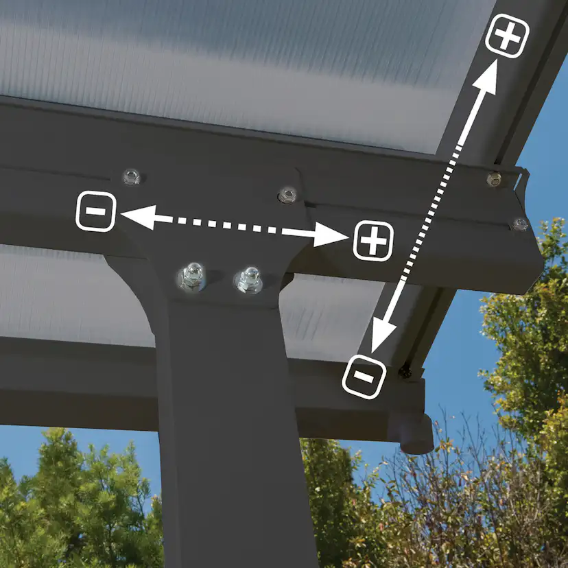 Terrasstak Canopia by Palram Feria 4x6,06 m