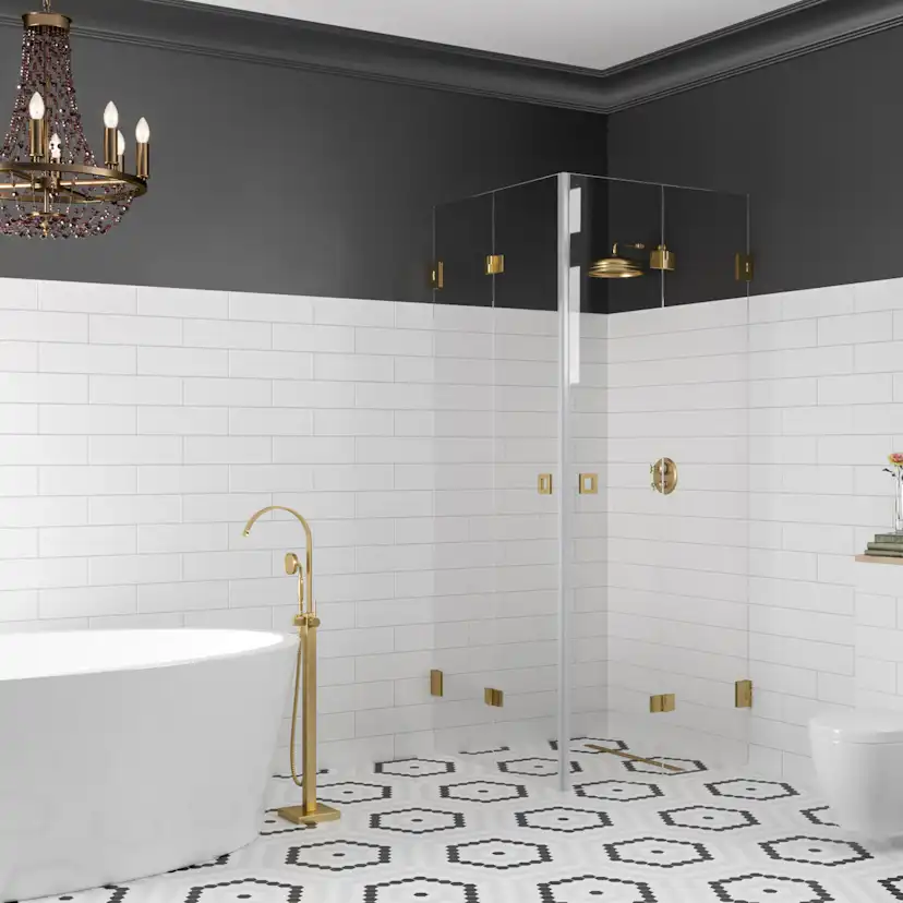 Duschhörn Hietakari Vetro 546 Vikbara Dörrar