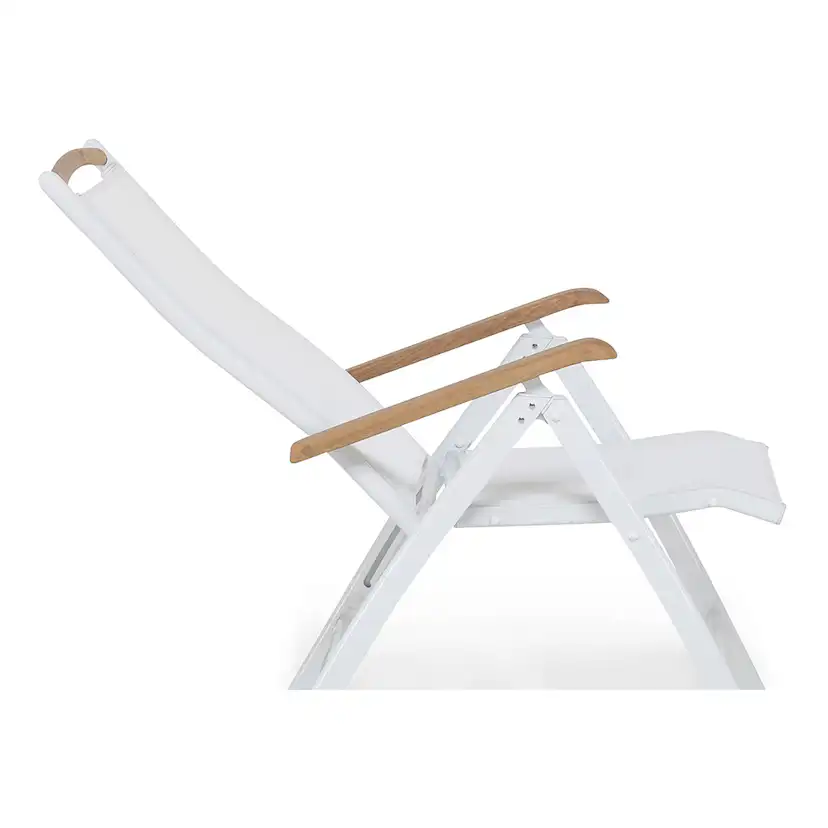 Trädgårdsgrupp deNoord Las Vegas Matgrupp Utomhus 152-210 + 6 Positionsstol Lyx