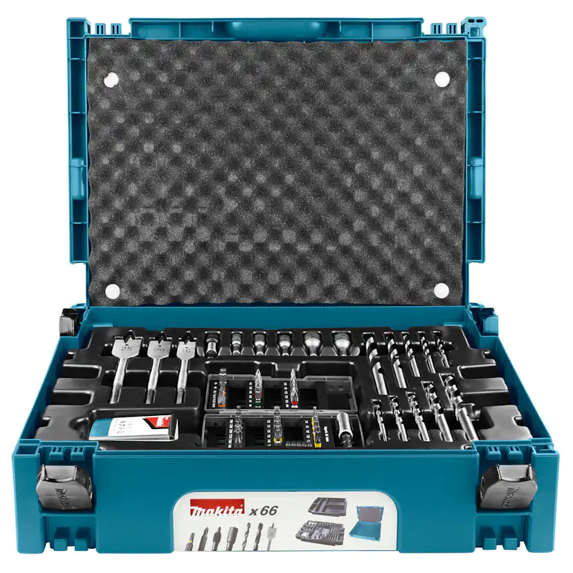 Borr- och bitssatss Makita B-43044 66 delar