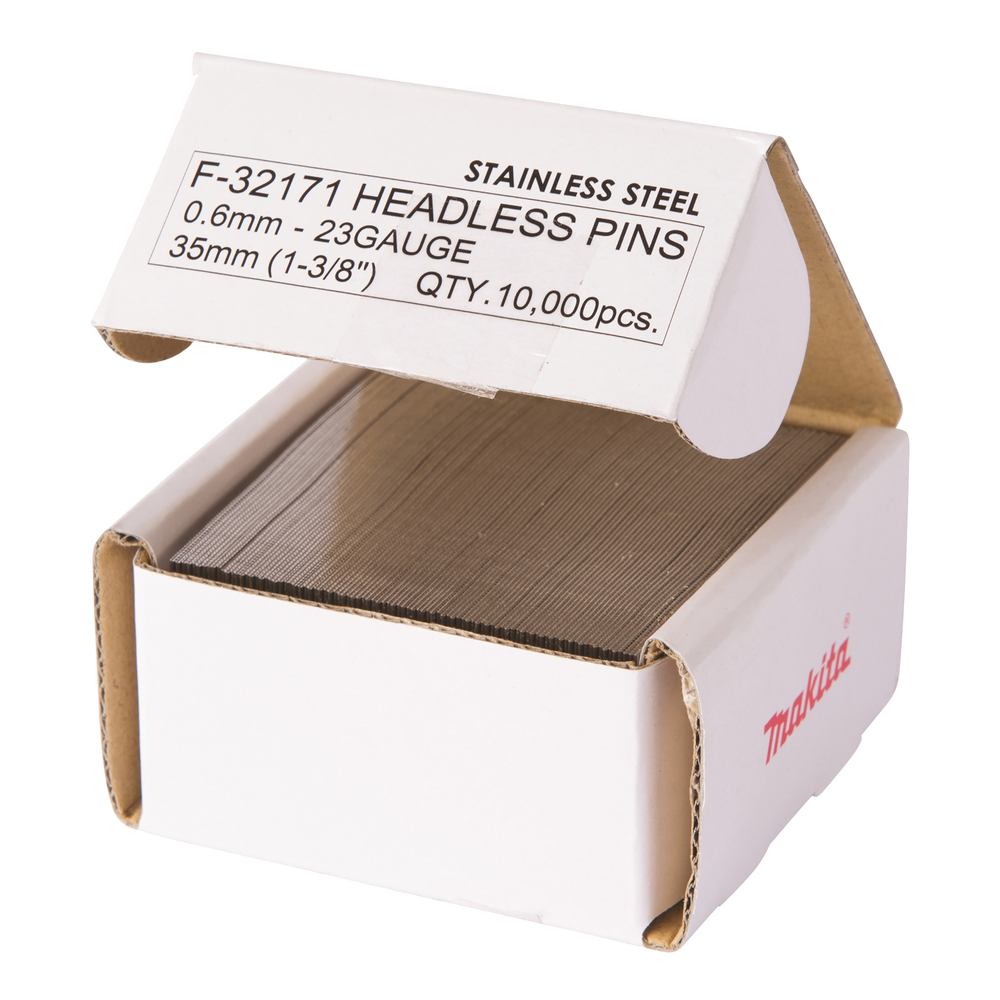 Spik Makita Rostfri 0,6x35 mm 10 000 st