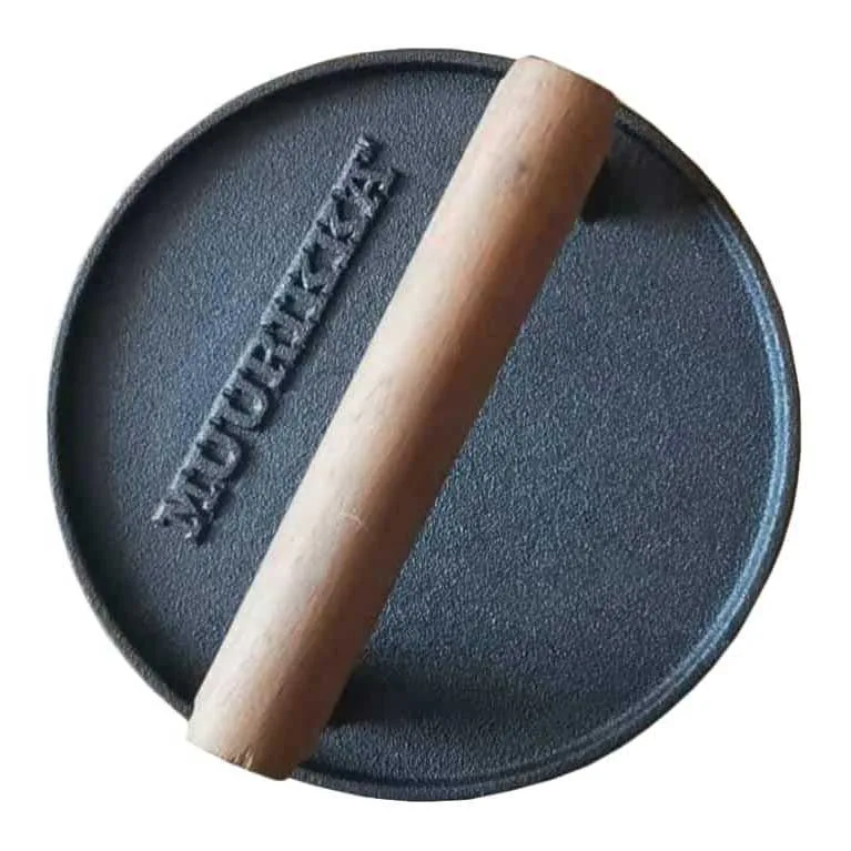 Grillpress Muurikka Rund Gjutjärn