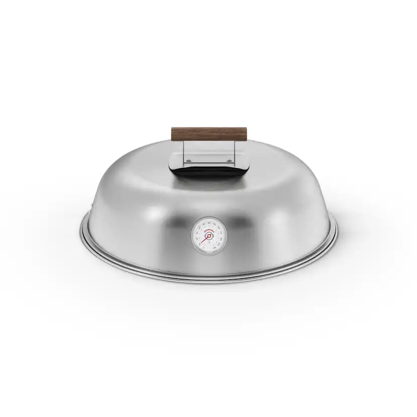 Grillock Muurikka Till Stekhäll 58 cm Rostfritt Stål med Termometer