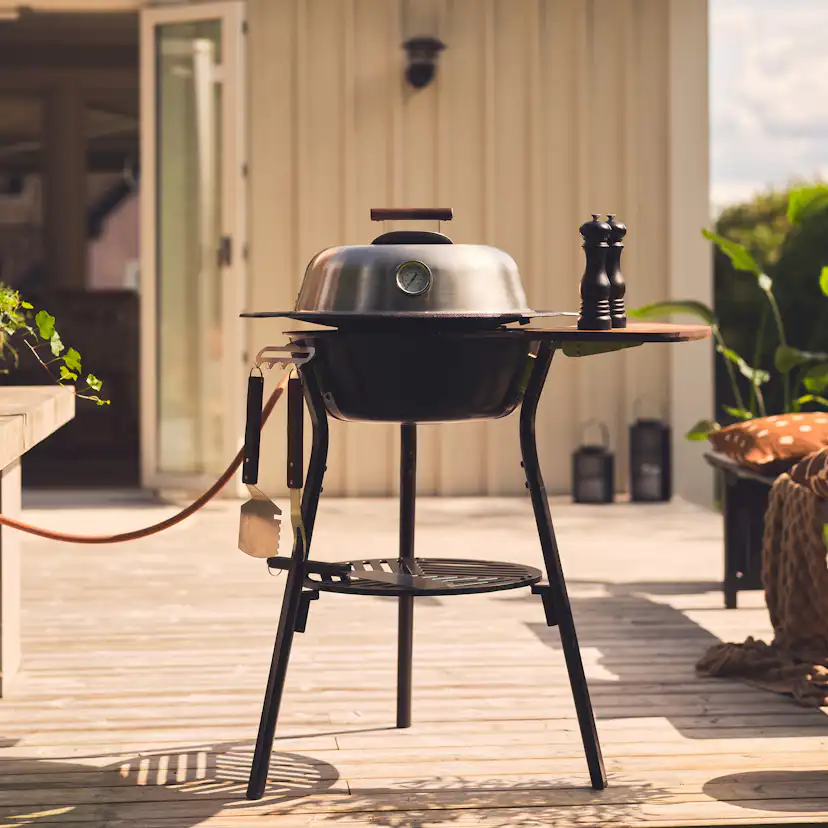 Grillock Muurikka Till Stekhäll 58 cm Rostfritt Stål med Termometer