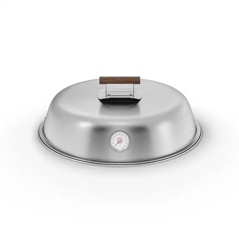 Grillock Muurikka Stekhäll 78 Rostfritt Stål med Termometer