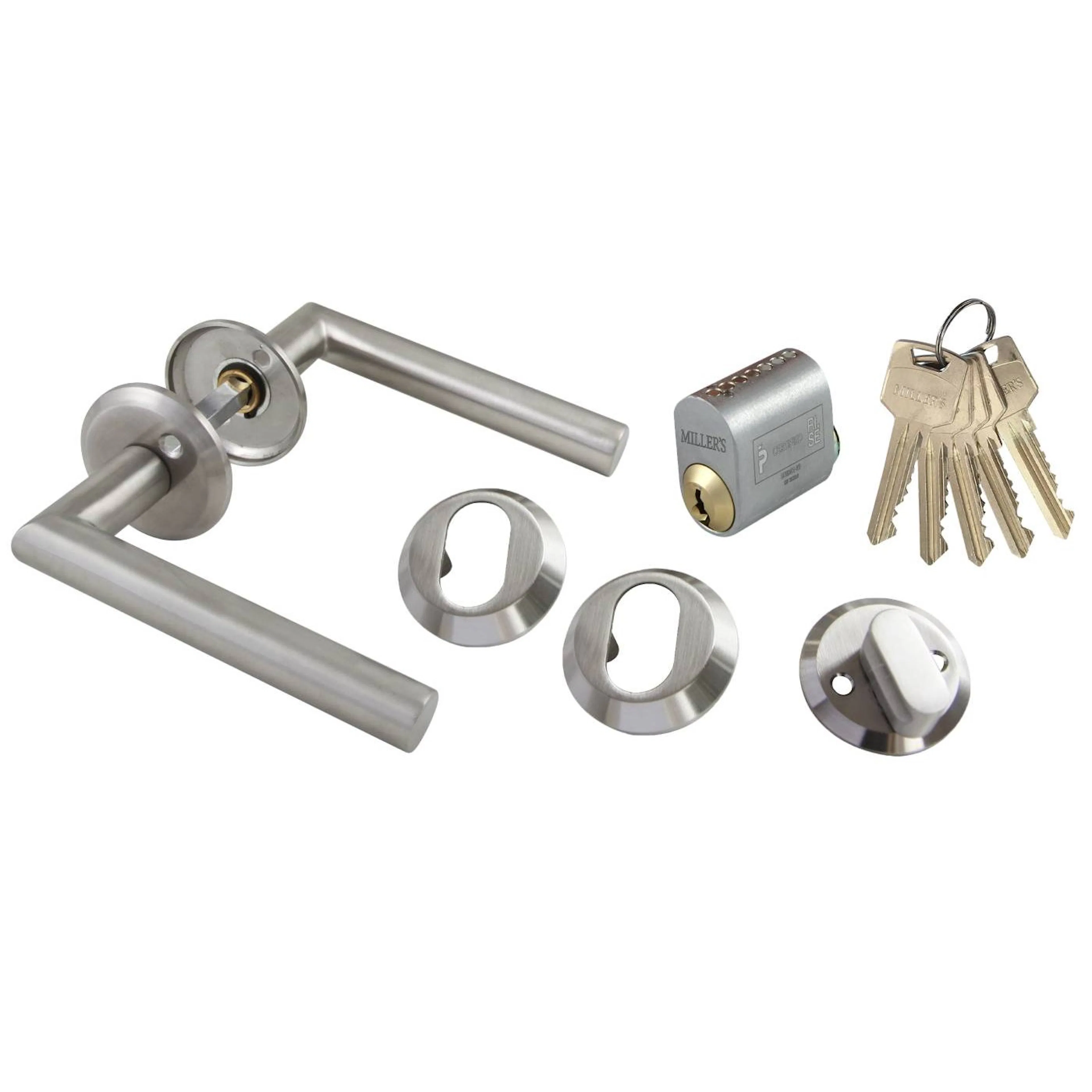 Behörssats Millers Grip Oval Cyl Syrafast