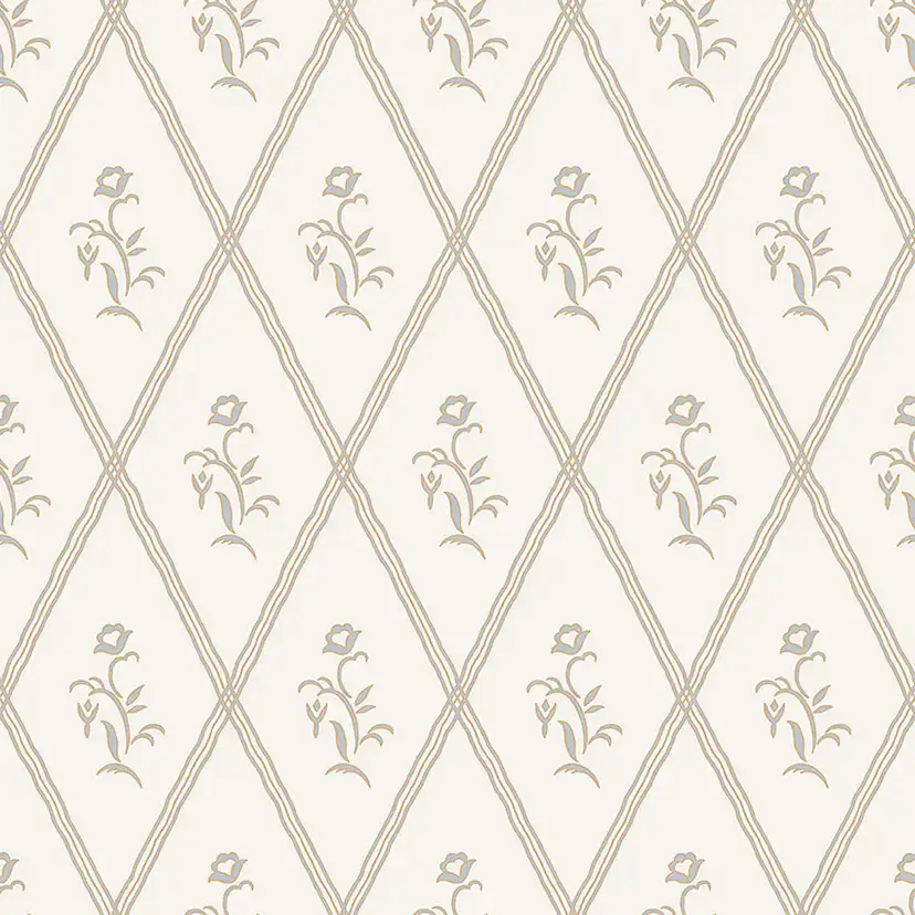 Tapet Boråstapeter Swedish Grace Signe 5505 EasyUp, Mönstrad Beige