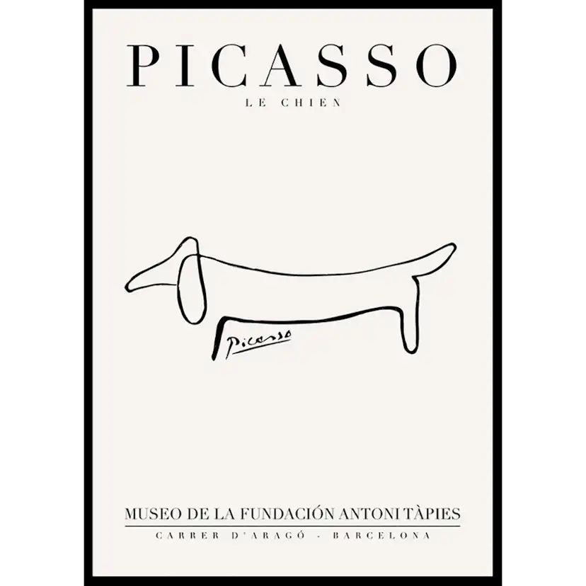 Poster Gallerix Picasso Le Chien
