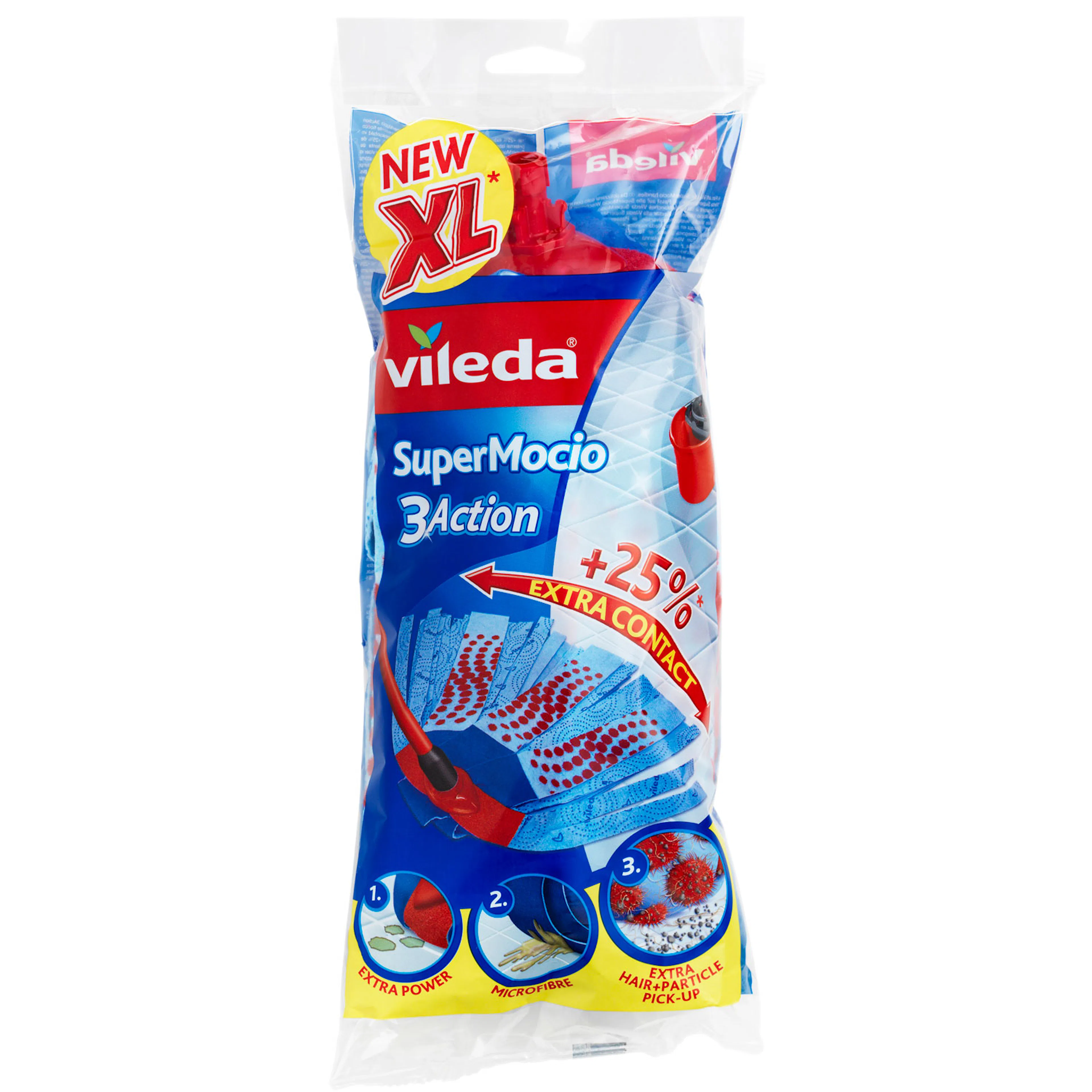 Mopphuvud Vileda Supermocio 3 Action Refill