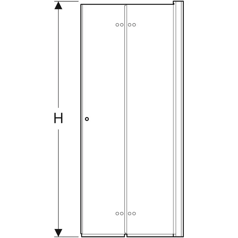 Duschdörr Contura Shower Showerama Vik